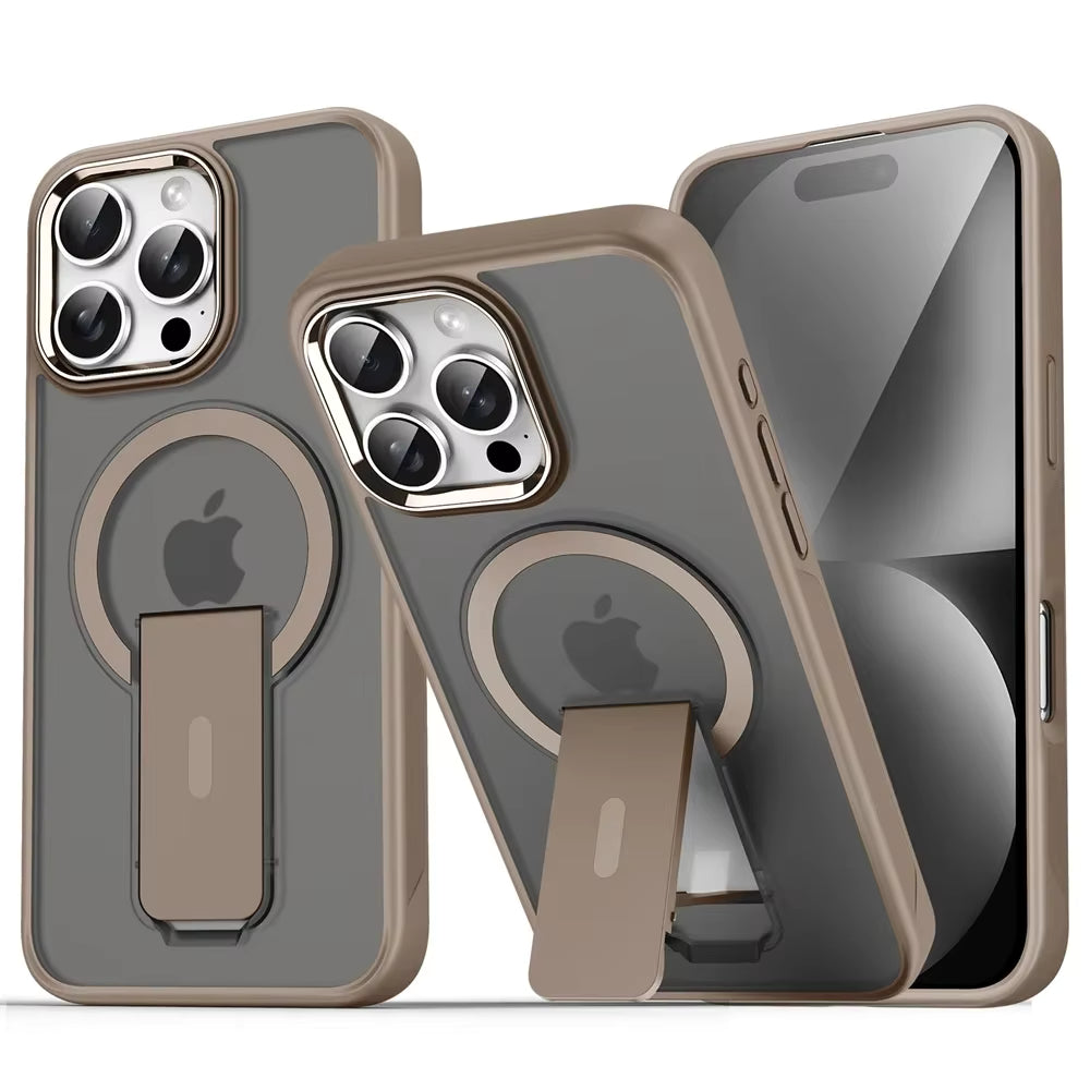 Coque Haut de gamme Magsafe Avec Support Apple IPHONE PRO MAX 12/13/14/15/16