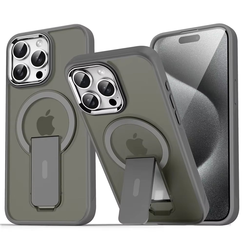 Coque Haut de gamme Magsafe Avec Support Apple IPHONE PRO MAX 12/13/14/15/16