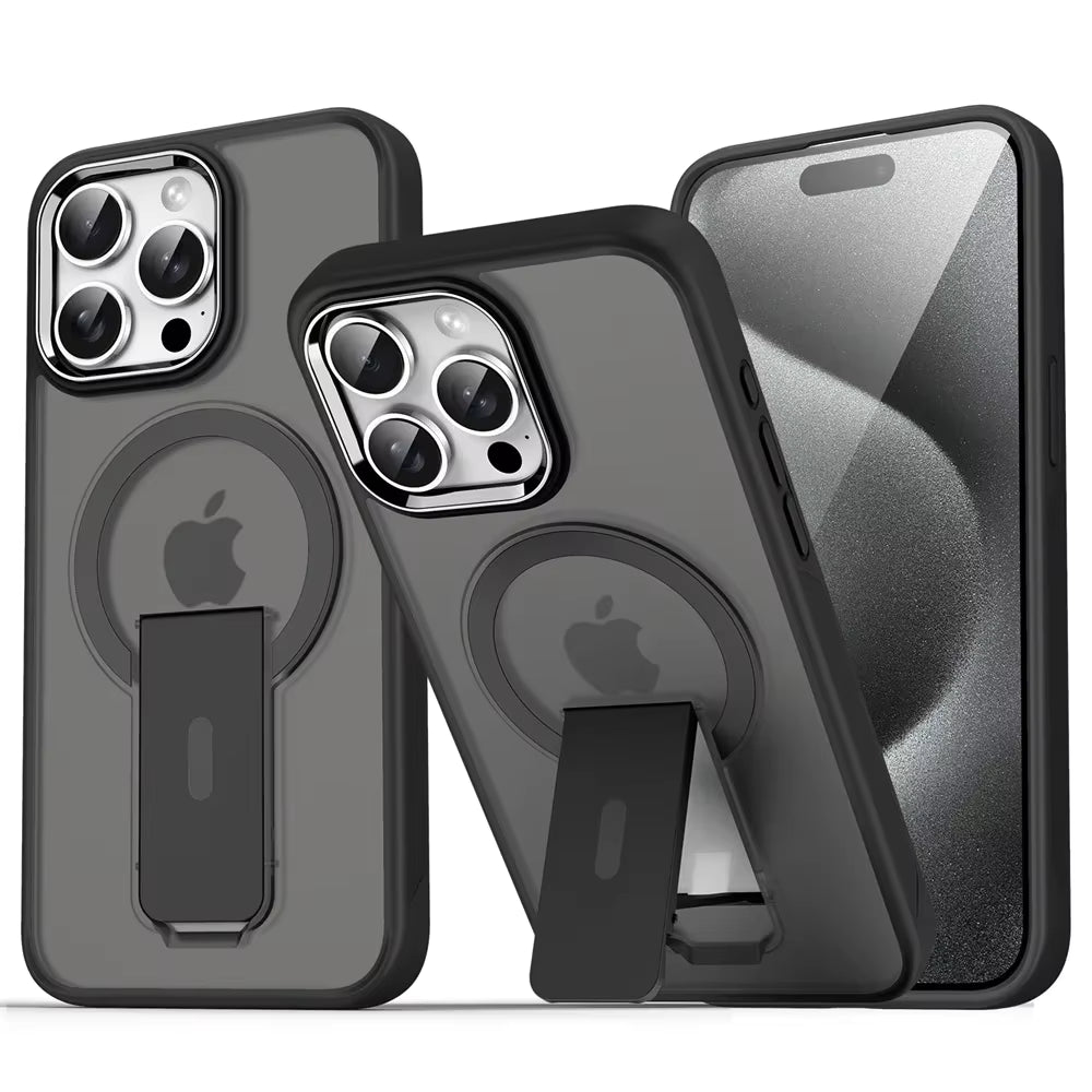 Coque Haut de gamme Magsafe Avec Support Apple IPHONE PRO MAX 12/13/14/15/16