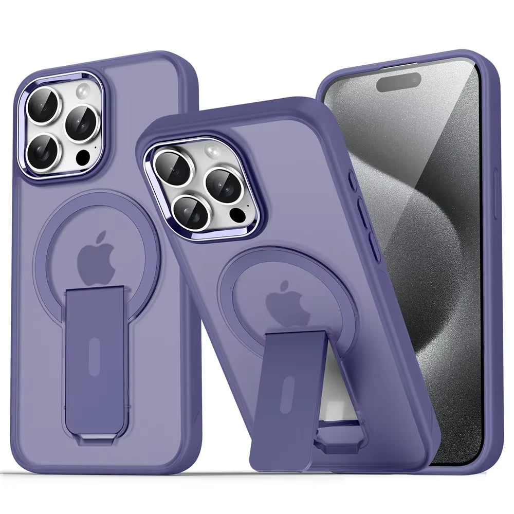 Coque Haut de gamme Magsafe Avec Support Apple IPHONE PRO MAX 12/13/14/15/16